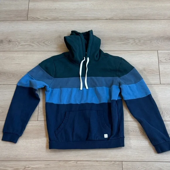 Marine Layer Teal Hoodie with White Drawstring SZ SMALL NWOT - Picture 1 of 6